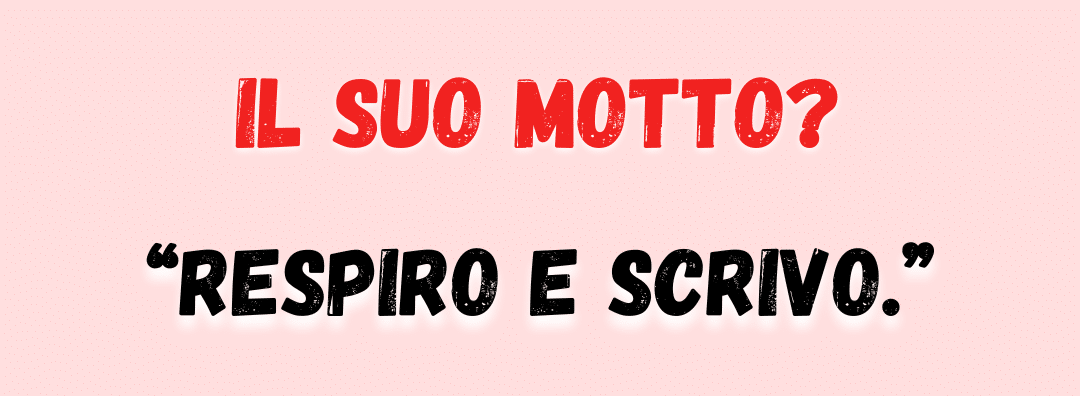 Il motto personale di Lucia Anselmi