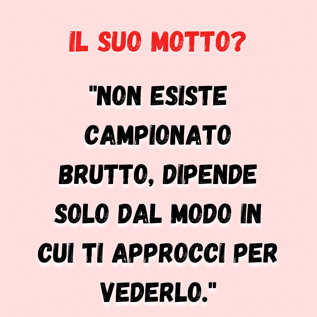 Il motto personale di Sebastiano Moretta