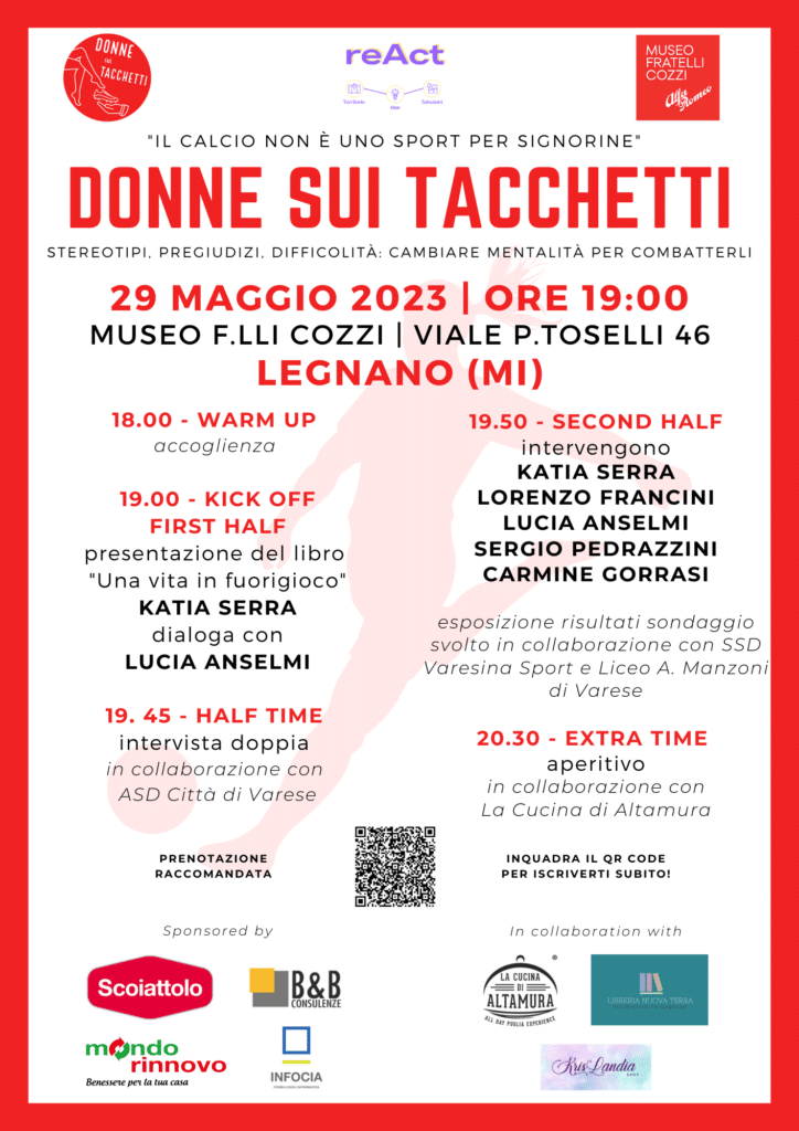 Locandina: Donne sui Tacchetti: evento di lancio